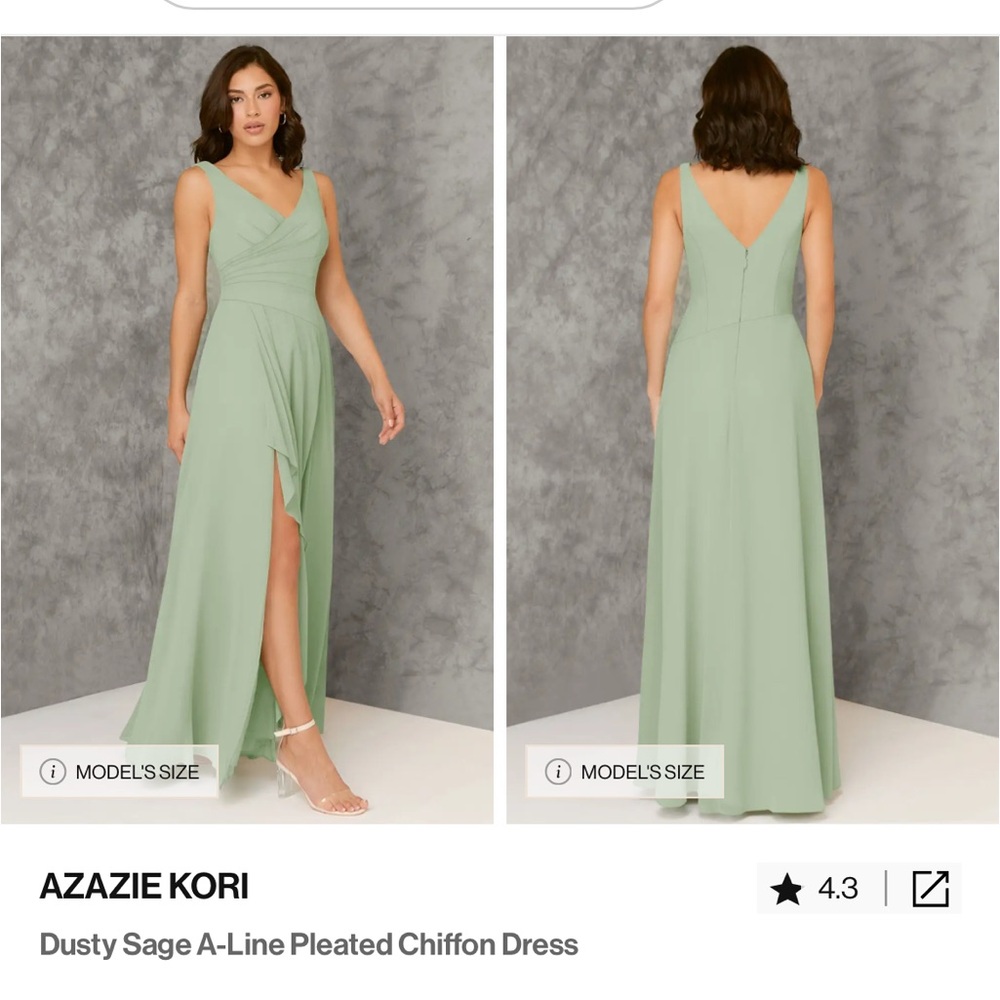 Azazie kori dress